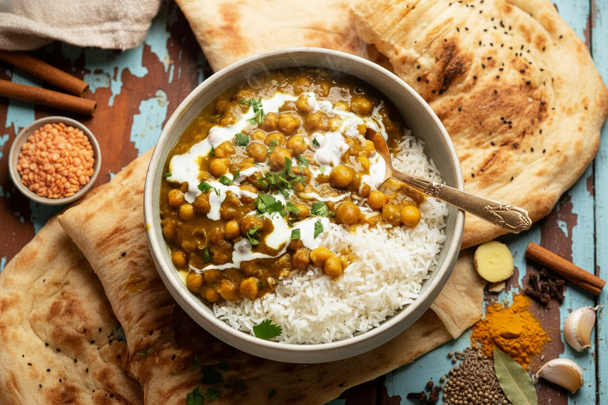 Savory Afghan Chickpea Curry Delight