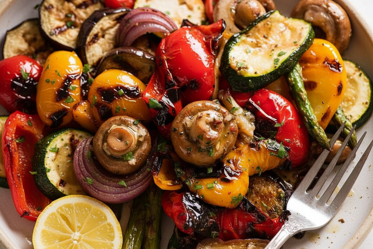 Savory BBQ Grilled Veggie Medley