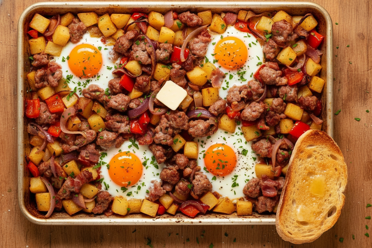 Savory Sausage Breakfast Hash Recipe