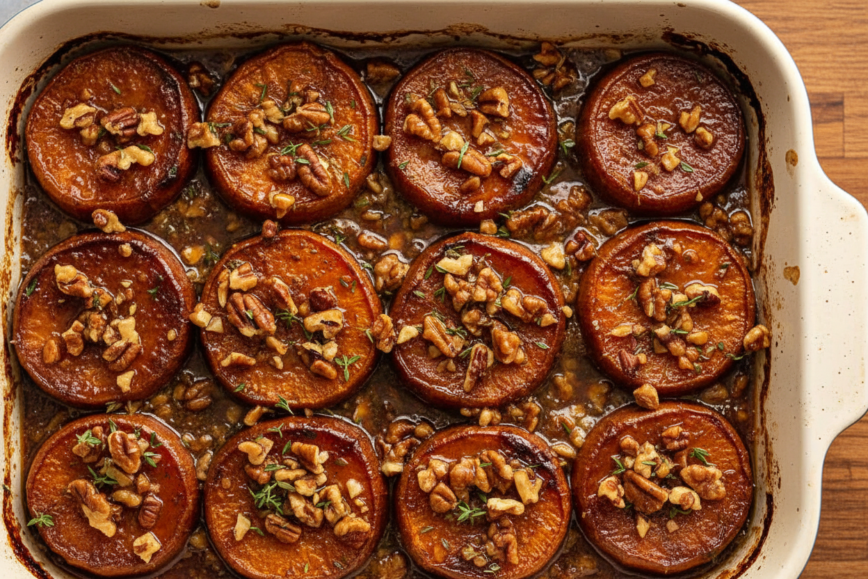 Slow Roasted Fondant Sweet Potatoes Recipe