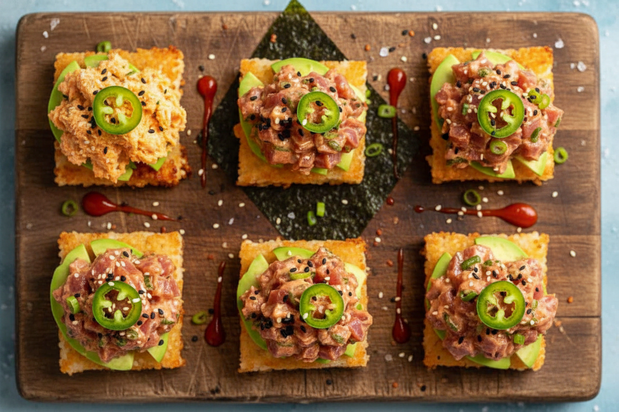 Spicy Tuna Crispy Rice Delight