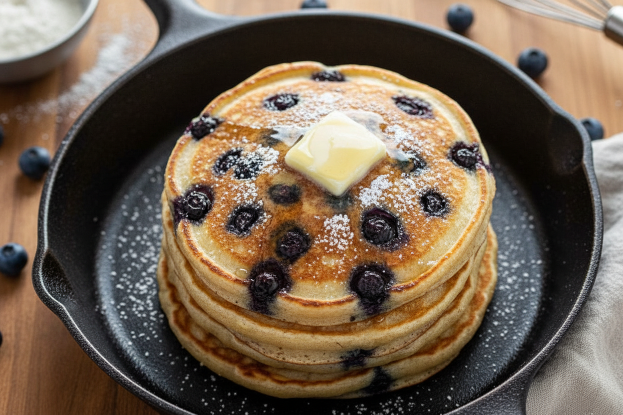 Ultimate Fluffiest Blueberry Pancakes Recipe